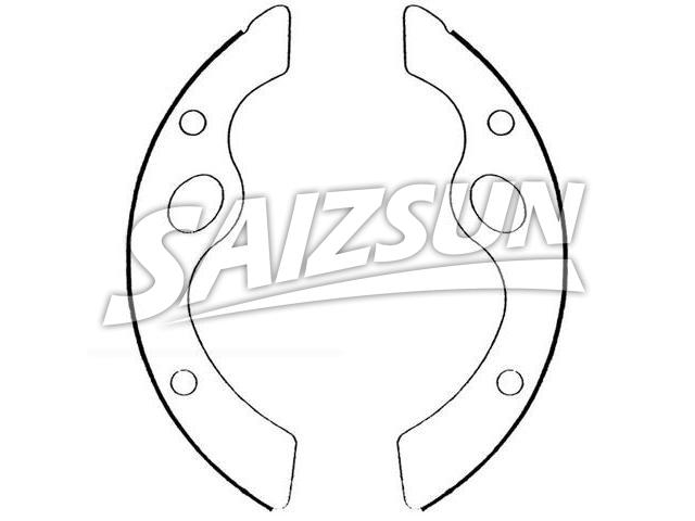 Bremsbackensatz Brake Shoe Set:S632-1434