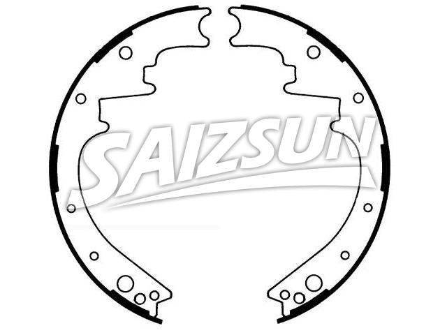 Bremsbackensatz Brake Shoe Set:3879231
