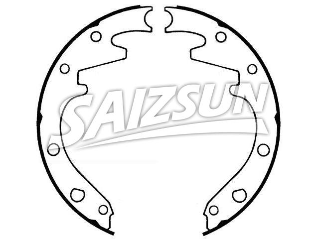 Bremsbackensatz Brake Shoe Set:C4DZ-2200-A