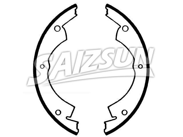 Bremsbackensatz Brake Shoe Set:4639-442