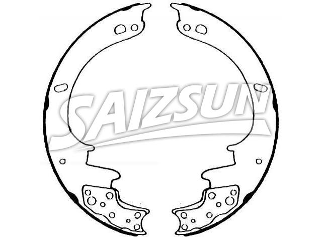 Bremsbackensatz Brake Shoe Set:475-2162