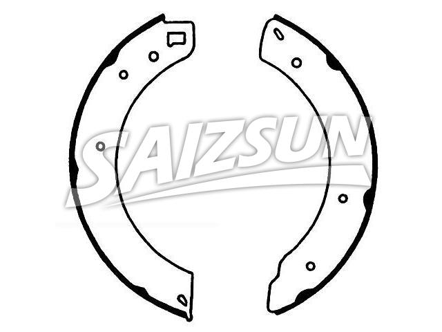 Bremsbackensatz Brake Shoe Set:409-8115