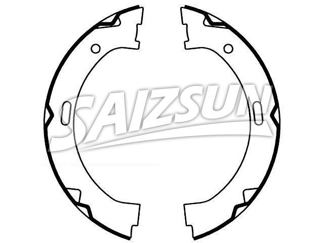 Bremsbackensatz Brake Shoe Set:S803-1543