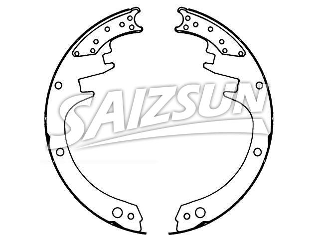 Bremsbackensatz Brake Shoe Set:2040-310