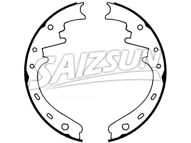 Bremsbackensatz Brake Shoe Set:184-2099T