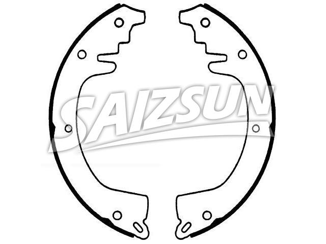 Bremsbackensatz Brake Shoe Set:40-2011