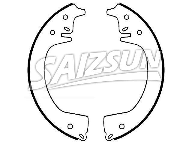 Bremsbackensatz Brake Shoe Set:173-1219