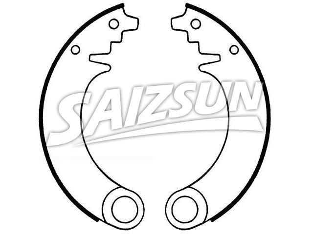 Bremsbackensatz Brake Shoe Set:2011-76