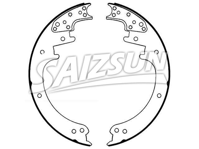 Bremsbackensatz Brake Shoe Set:2043-36