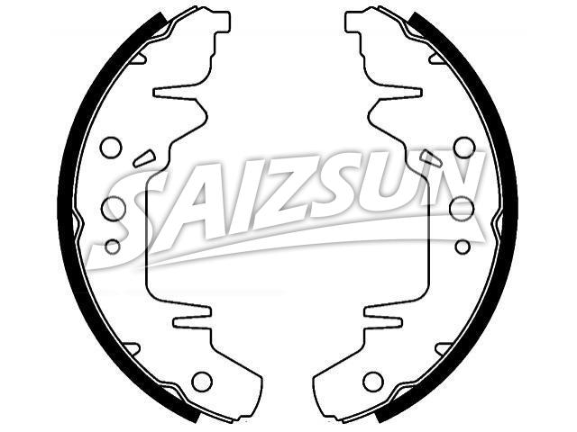 Bremsbackensatz Brake Shoe Set:04883833AA