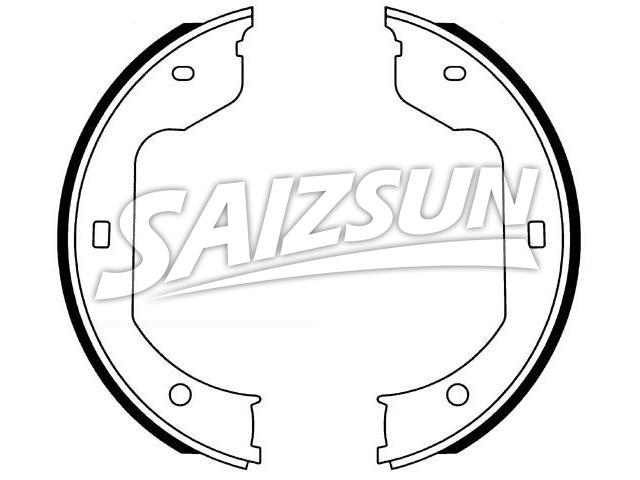 Bremsbackensatz Brake Shoe Set:34 41 6 790 186