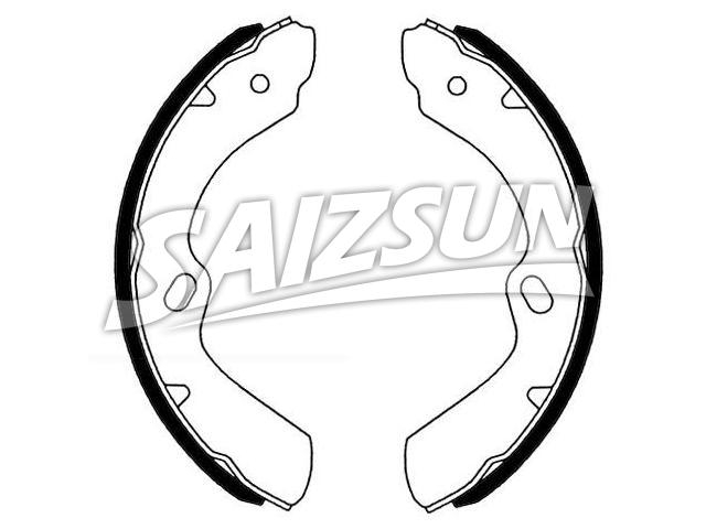 Bremsbackensatz Brake Shoe Set:41060-06D25
