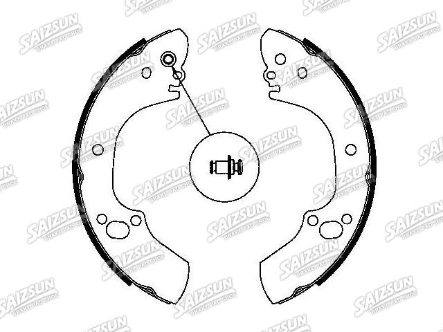 Bremsbackensatz Brake Shoe Set:93172113