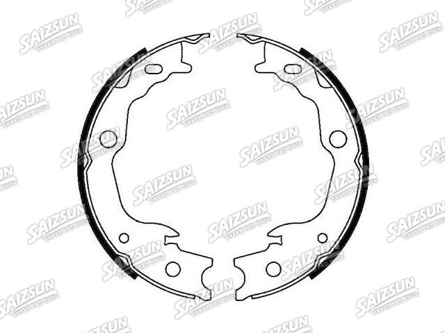 Bremsbackensatz Brake Shoe Set:46540-06030
