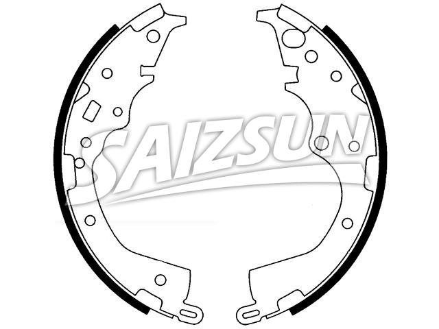 Bremsbackensatz Brake Shoe Set:04495-08030