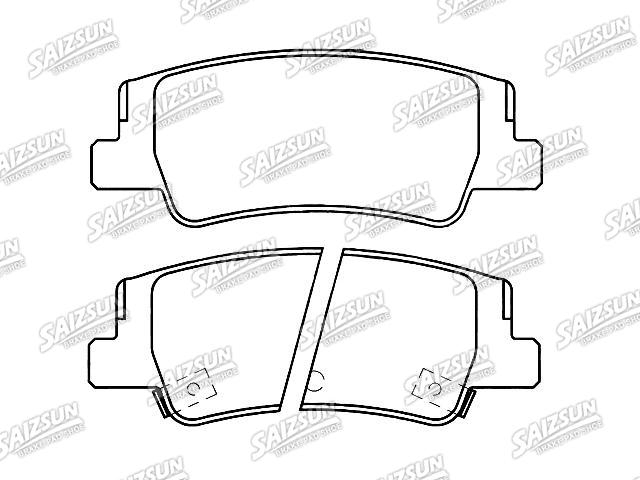 Bremsbelagsatz, Scheibenbremse Brake Pad Set:58302-L1A00