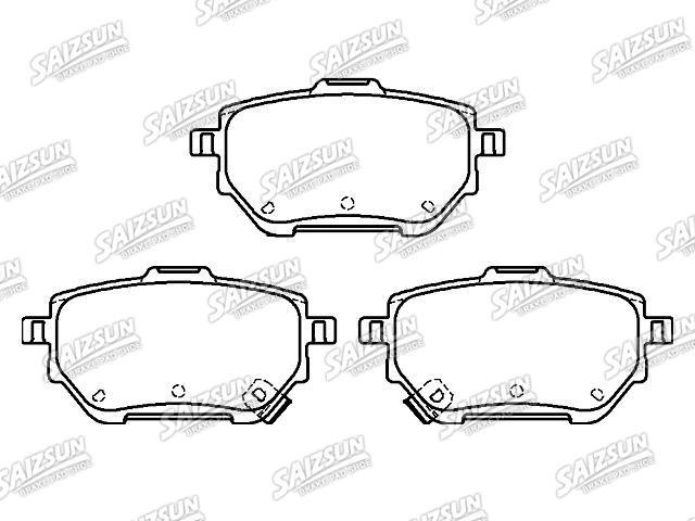 Bremsbelagsatz, Scheibenbremse Brake Pad Set:04466-02410