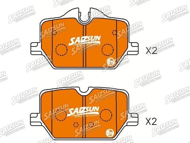 Bremsbelagsatz, Scheibenbremse Brake Pad Set:34 20 6 888 832