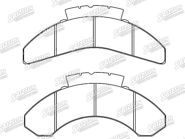 Bremsbelagsatz, Scheibenbremse Brake Pad Set:D268-7173