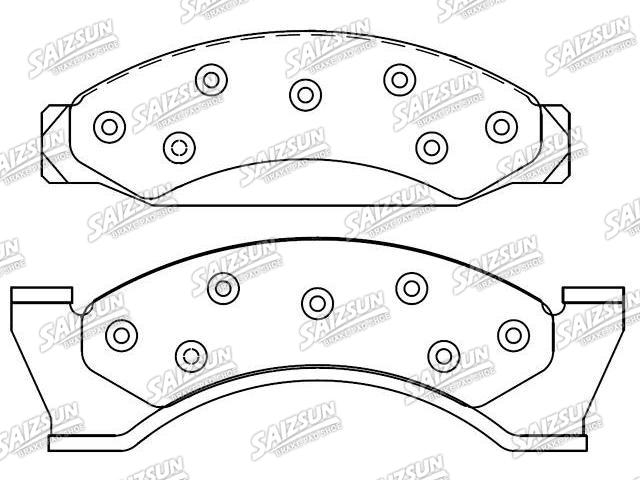 Bremsbelagsatz, Scheibenbremse Brake Pad Set:8132909