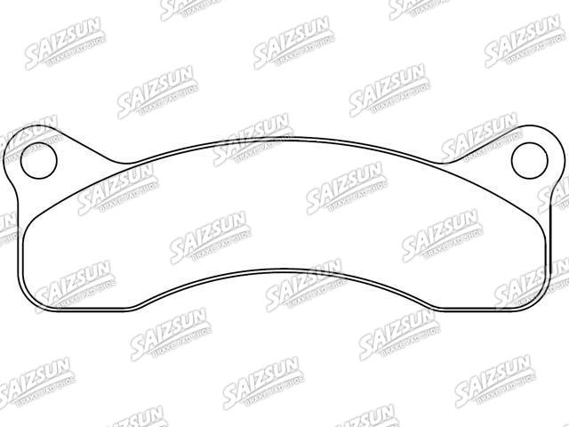Bremsbelagsatz, Scheibenbremse Brake Pad Set:D2TZ-2001-E