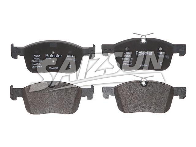 Bremsbelagsatz, Scheibenbremse Brake Pad Set:31687742