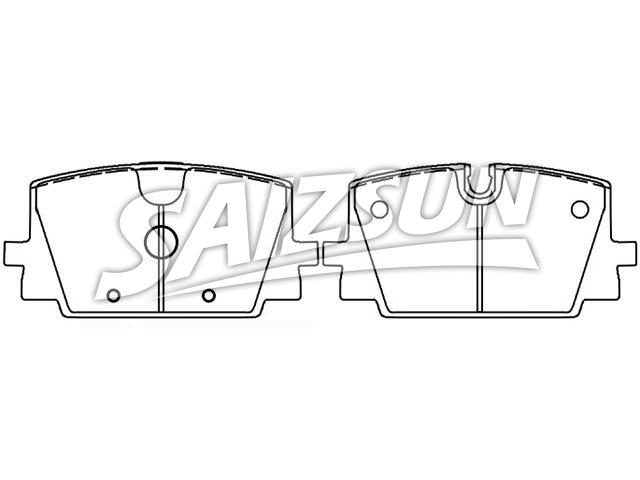 Bremsbelagsatz, Scheibenbremse Brake Pad Set:32302586