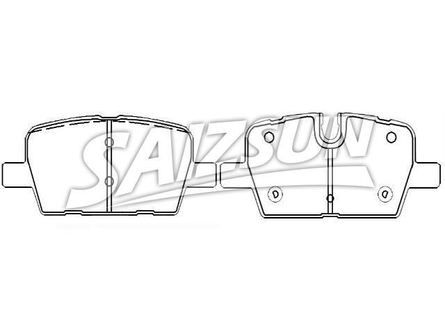 Bremsbelagsatz, Scheibenbremse Brake Pad Set:84642088