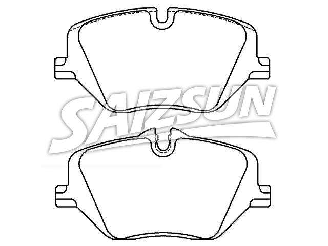 Bremsbelagsatz, Scheibenbremse Brake Pad Set:34 10 6 897 141