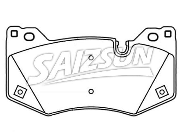 Bremsbelagsatz, Scheibenbremse Brake Pad Set:84962691