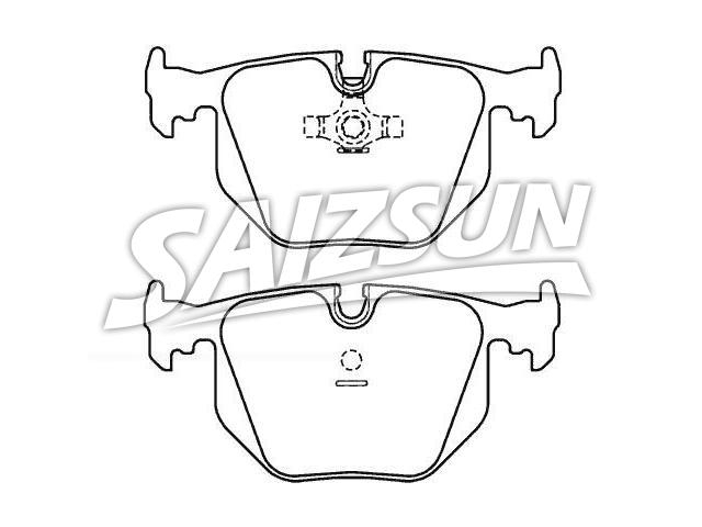 Bremsbelagsatz, Scheibenbremse Brake Pad Set:34 21 1 160 685