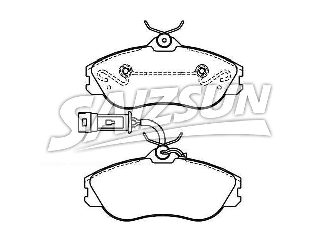 Bremsbelagsatz, Scheibenbremse Brake Pad Set:447 698 151 F