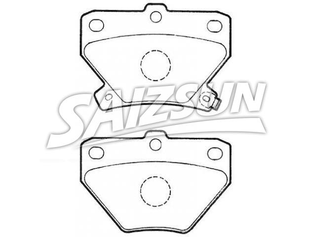 Bremsbelagsatz, Scheibenbremse Brake Pad Set:04466-20090