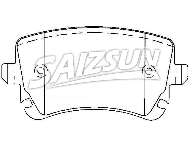 Bremsbelagsatz, Scheibenbremse Brake Pad Set:4B3 698 451