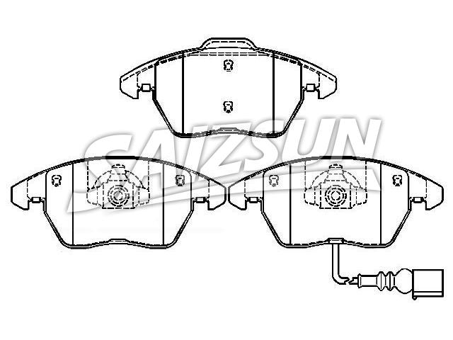 Bremsbelagsatz, Scheibenbremse Brake Pad Set:1K0 698 151