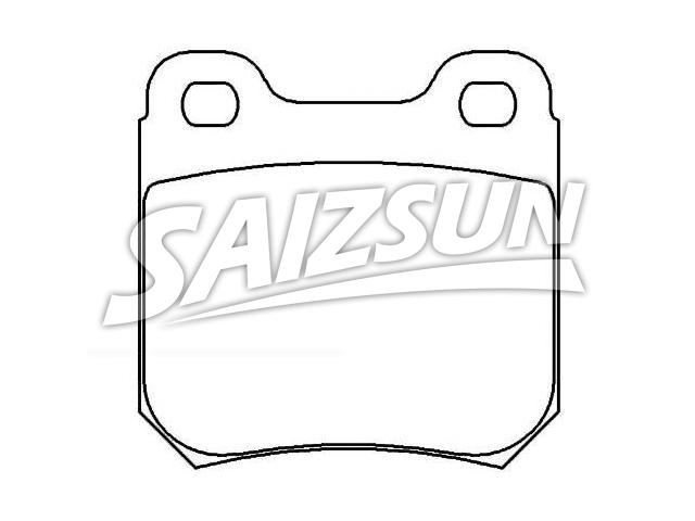 Bremsbelagsatz, Scheibenbremse Brake Pad Set:1605 688