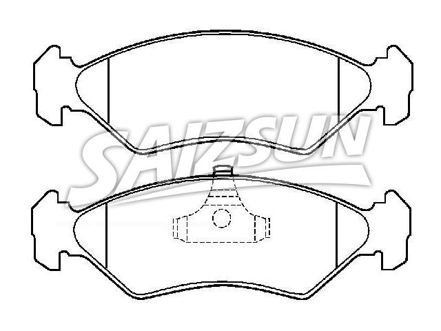 Bremsbelagsatz, Scheibenbremse Brake Pad Set:96FB-2K021-AA