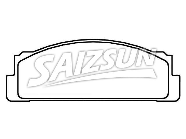 Bremsbelagsatz, Scheibenbremse Brake Pad Set:SE-127165005A