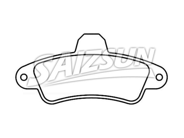 Bremsbelagsatz, Scheibenbremse Brake Pad Set:6 669 779