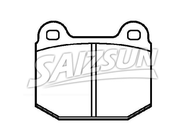 Bremsbelagsatz, Scheibenbremse Brake Pad Set:1605 291