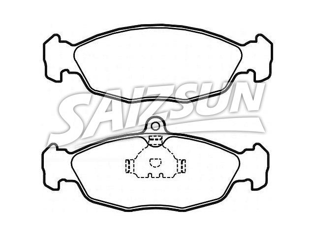 Bremsbelagsatz, Scheibenbremse Brake Pad Set:1605 810