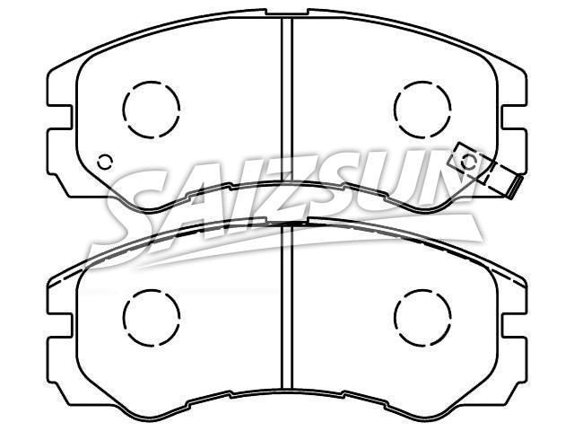 Bremsbelagsatz, Scheibenbremse Brake Pad Set:1605 848