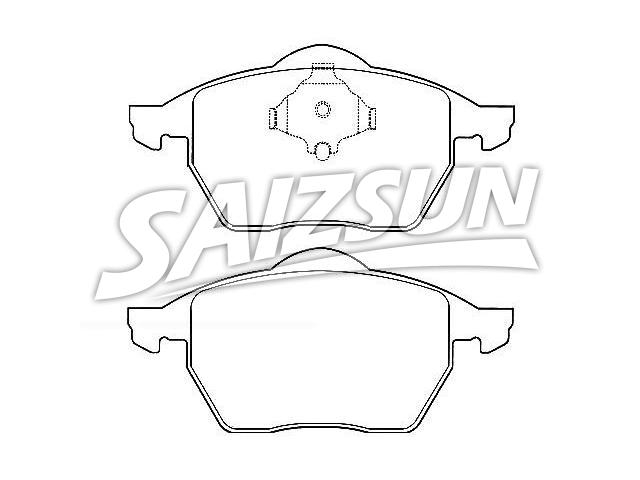 Bremsbelagsatz, Scheibenbremse Brake Pad Set:3A0 698 151