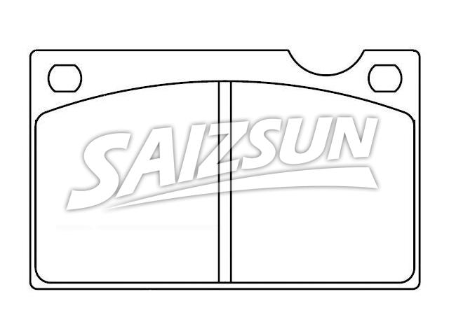 Bremsbelagsatz, Scheibenbremse Brake Pad Set:270 163