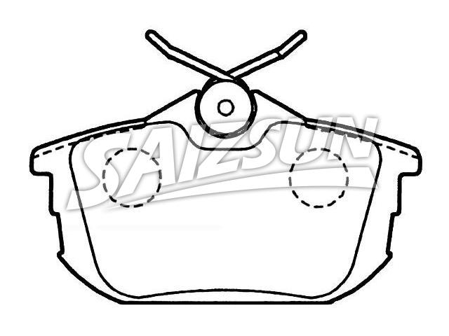 Bremsbelagsatz, Scheibenbremse Brake Pad Set:3085 097-8