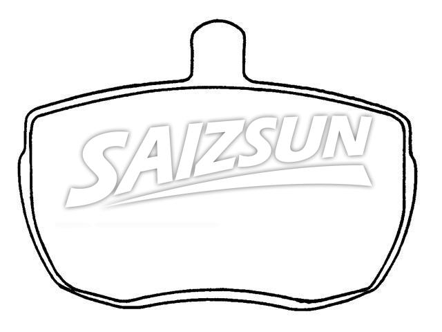 Bremsbelagsatz, Scheibenbremse Brake Pad Set:1 571 571