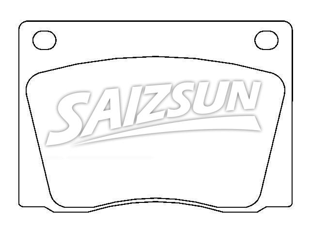 Bremsbelagsatz, Scheibenbremse Brake Pad Set:270 987