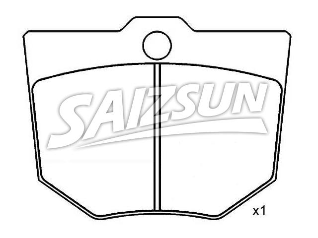 Bremsbelagsatz, Scheibenbremse Brake Pad Set:351668