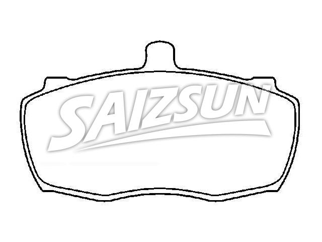 Bremsbelagsatz, Scheibenbremse Brake Pad Set:RTC-3348