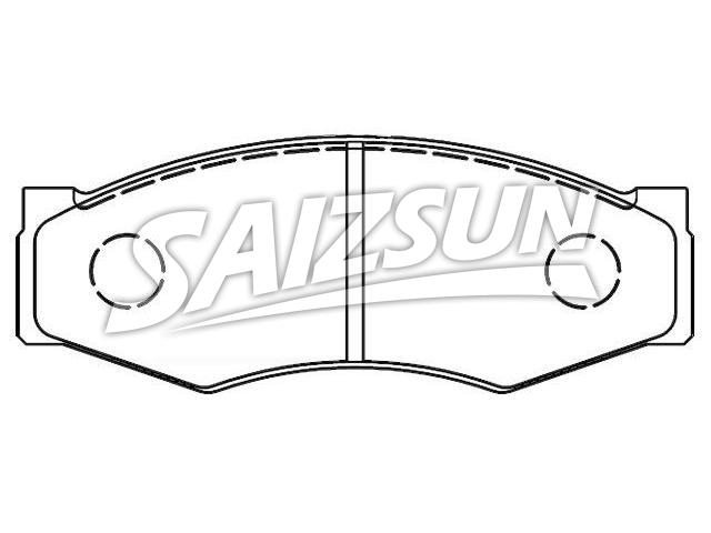 Bremsbelagsatz, Scheibenbremse Brake Pad Set:D1060-F6494